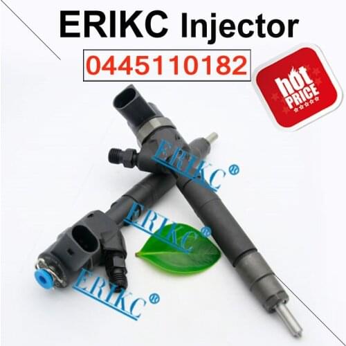ERIKC Fuel Nozzle Injector 0445110182 Diesel Common Rail injection 0 445 110 182 Replacement Injectors 0445 110 182 For DODGE MB