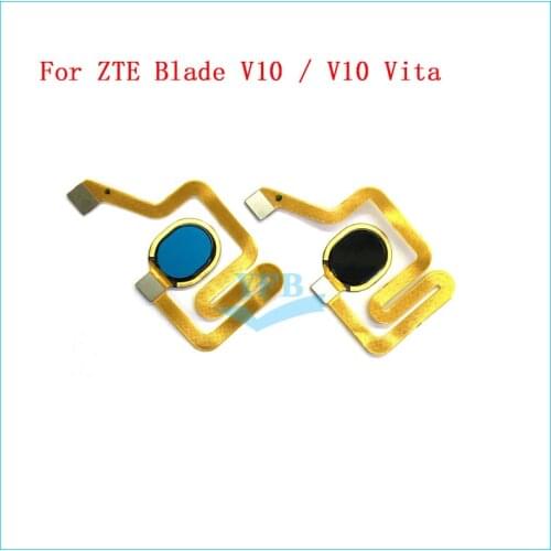 Home button Fingerprint sensor Flex Cable Replacement Repair Parts For ZTE Blade V10 / V10 Vita