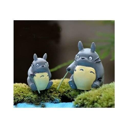 Micro landscape Hayao Miyazaki Totoro fishing Totoro landscaping cartoon fish tank set ornament