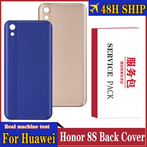 Original Back Cover for Huawei Honor 8S Battery Rear Housing for honor 8S Y5 2019 Panel Case repair part with Adhensive sticker
