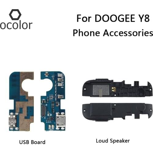 Ocolor For DOOGEE Y8 USB Plug Charge Board Loud Speaker Assembly Repair Parts For DOOGEE Y8 USB Board Mobile Phone Accessories