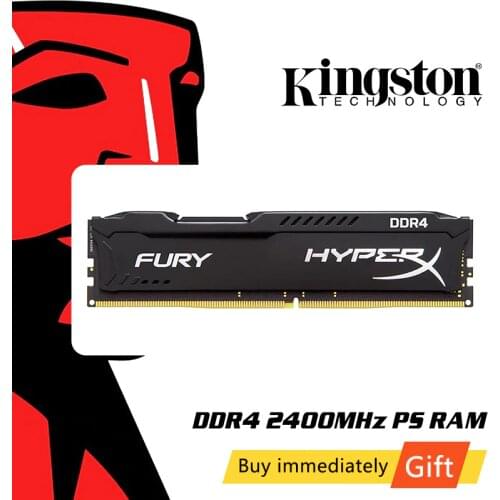 Original Kingston HyperX FURY 4GB 8GB 16GB Desktop Game RAM Memory DDR4 2400MHz CL15 DIMM 288-pin Internal Memoria For Gaming