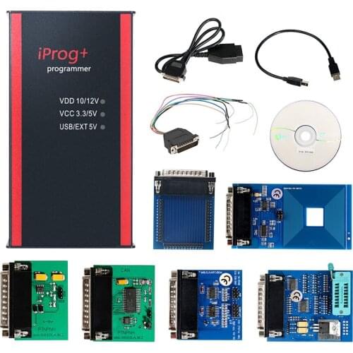 Full ECU Key Programmer V85 IPROG Pro 2019 Iprog+ V85 IMMO OBD2 Odometer Mileage Correction Tool Car Airbag Reset PK DIGIPROG 3