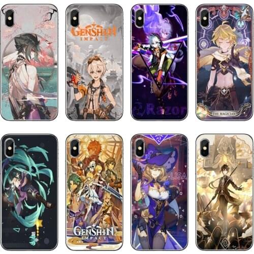 Genshin Impact lisa Transparent Phone Case For iPhone 12 11 Pro Max Mini XS Max XR X 8 7 Plus 6 6S Plus 5 5S SE 2020
