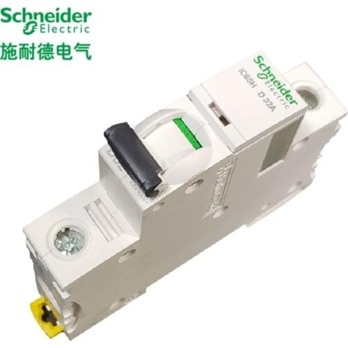 Schneider electric Mini Circuit Breaker iC65H 1p D type 1A - 63A 10kA MCB A9F29101-A9F29163