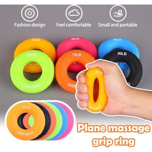 Silicone Adjustable Hand Grip Gripping Ring Finger Forearm Trainer Carpal Expander Muscle Workout Exercise Gym Fitness #P2
