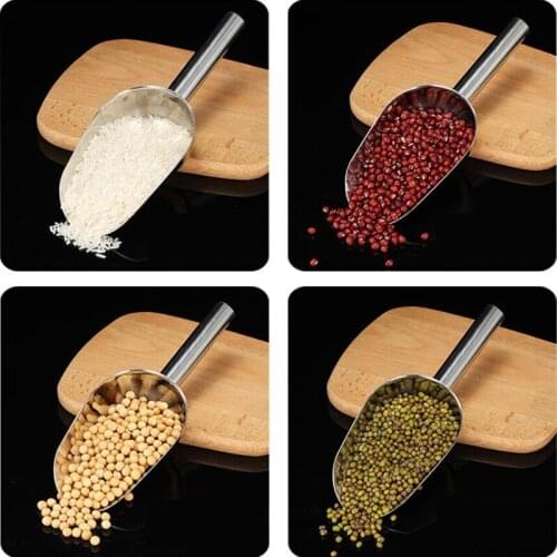 3 Size Ice Cream Scoop New Stainless Steel Ice Scraper Food Buffet for Dessert Shop Kitchen Accessories