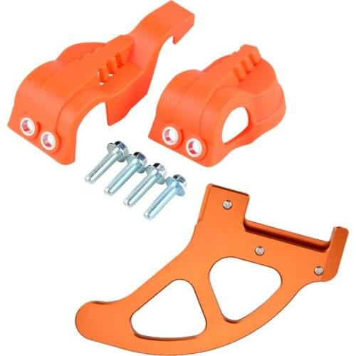 WP Fork Leg Shoe Guard Cover Rear Brake Disc Protector for KTM EXC SX SXF XC XCF EXCF 125 250 350 450 500 2016 2017 2018 2019