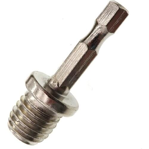 1PCS 1/4 Hexagon Connecting Rod Adapter Drill Chuck M14 Polishing Disc Connection Rod For Car Polish Wax Foam Sponge Pad