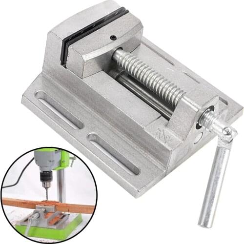 2.5 Inch Mini Machine Vise Multifunctional Working Table Iron Steel Heavy Duty Drill Press Machine Bench Clamp Repair Tools