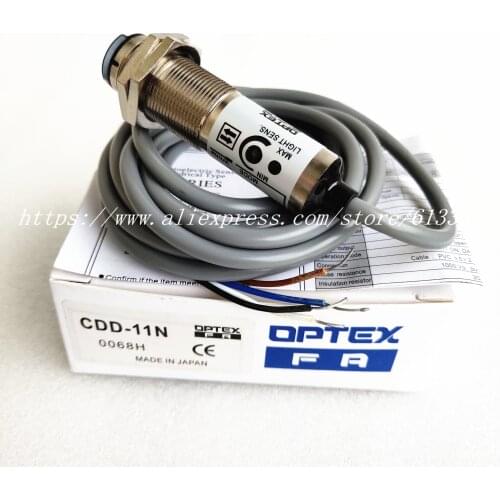 2PCS CDD-11N CDD-11P SICK OPTEX NO+NC M18 New Photoelectric Switch Sensor High-Quality