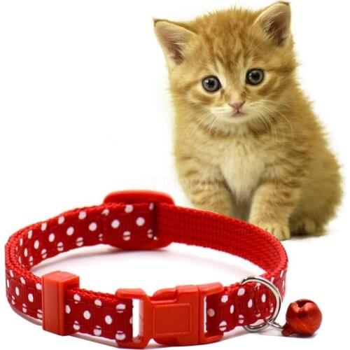 600Pcs/Lot 12Pcs/Set Nylon Reflective Pet Dog Collar Cat Puppy Necklace Bell Dog Supplies