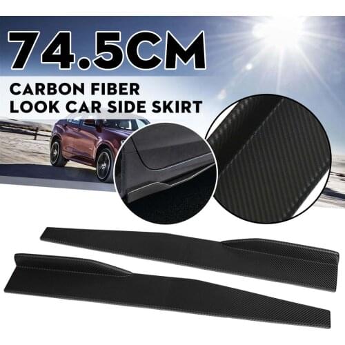 74.5cm 3 Color A Pair Universal Car Body Side Skirts Car Side Skirt Extension For Benz For BMW For Mazad For Toyota For Audi