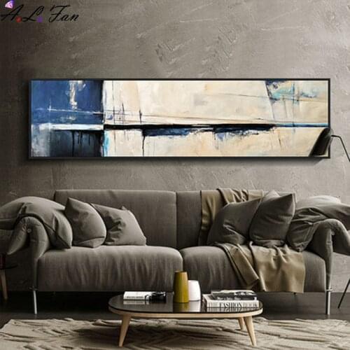 Abstract modern light luxury banner big size poster wall decor painting for salon sofa home decor canvas prints no frame