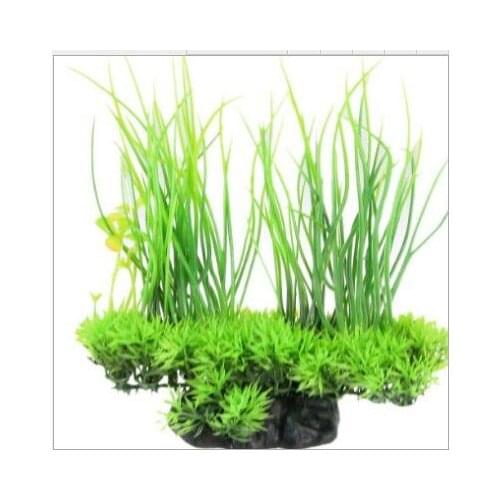 Aquarium decoration Artificial plant flower water grass fish tank landscaping plant plastic water grass landscaping set