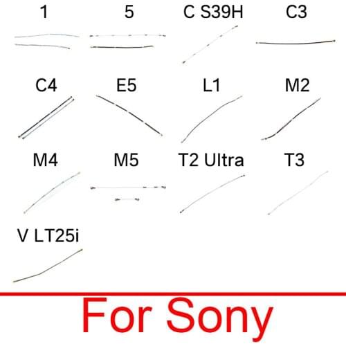Antenna Signal Flex Cable For Sony Xperia 1 5 C S39H C3 C4 E5 L1 M2 M4 M5 T2 Ultra T3 V LT25i Wifi Wire Mast Replacement Parts