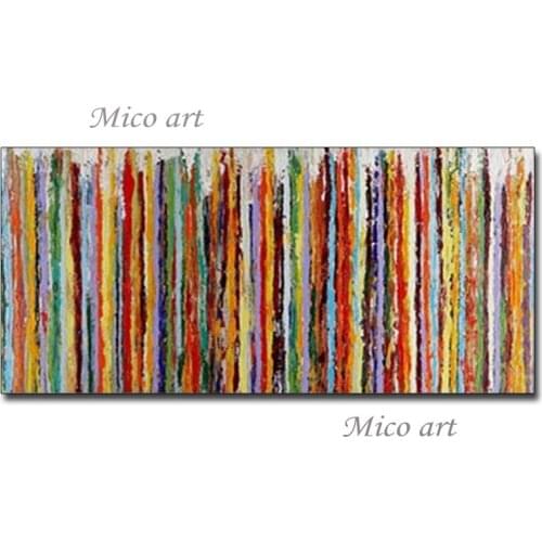 Unframed Colorful Textured Abstract Oil Painting 100% Hand-painted Canvas Wall Decor Art Paintings High Quality Wall Hangings