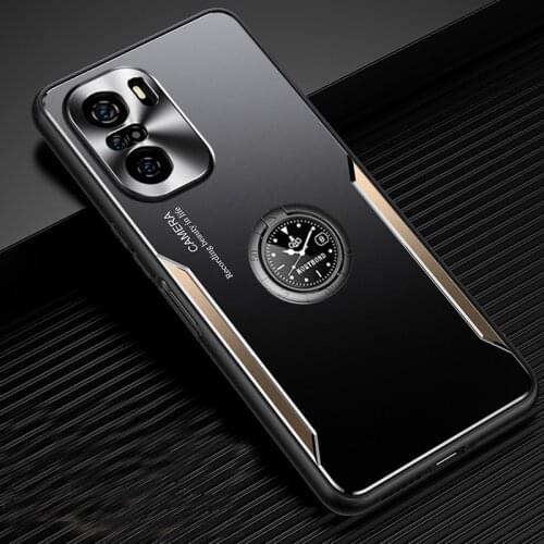 For Xiaomi Redmi Note 10 Pro Max Case Luxury Hard with stand ring protect Back Cover Case for Xiaomi Redmi note 10 10S NOTE10