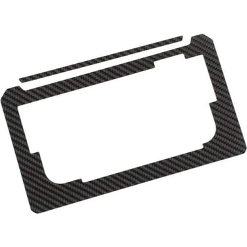 Car CD Screen Panel Decorative Cover Sticker Trim Carbon Fiber for Suzuki Jimny 2019 2020 Accessories