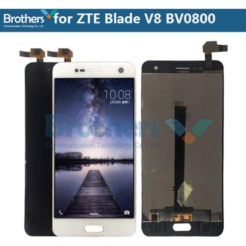 For ZTE Blade V8 BV0800 LCD Display Touch Screen Digitizer for ZTE V8 BV080 LCD Assembly LCD Screen Phone Replacement Test Work