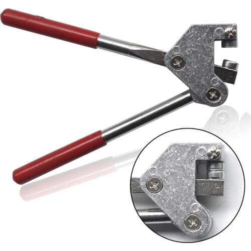 ELECALL Red Plastic Coated Handle Lead Seal Sealing Pliers Calipers