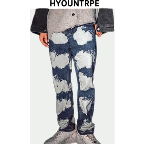 HYOUNTRPE Straight Jeans For Men