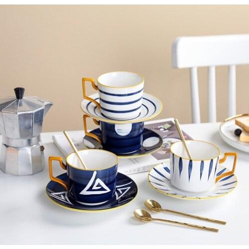 Coffee cup set creative Japanese afternoon tea cup home milk cup couple ceramic cup