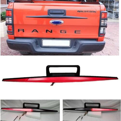 Back Door Molding Trunk Trim Tail Gate Rear Door Handle Cover For Ford Ranger T6 T7 T8 Xl Wildtrack Led Brake Turn Signal Lights