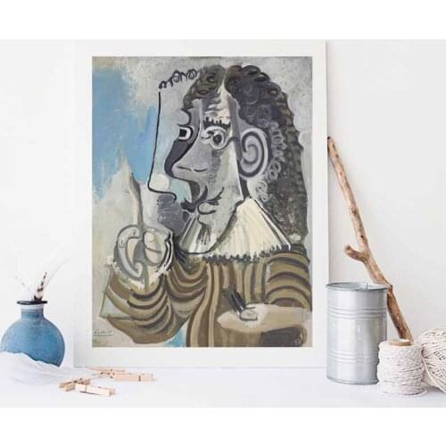 The Painter By Picasso Wall Art Canvas Posters Prints Painting Oil Wall Pictures For Modern Living Room Home Decor Artwork HD