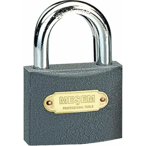 Meşem Padlock Short Gray 63 mm