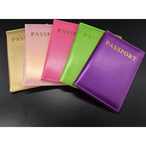 Universal Travel Passport Cover Women Pu Leather Cute Pink Holder Passport Lovely Girl Pasaport Case Travel Covers for passports