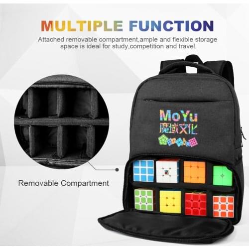 New MoYu Backpack For Magic Puzzle Cubes Bag Speed Cube Competition Large Volume