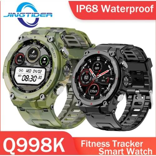 Q998K Fitness Tracker Smart Watch Heart Rate Blood Pressure Monitor Smartwatch IP68 Waterproof Outdoor Sport Watch Long Standby