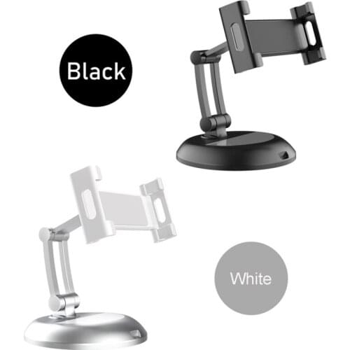 Universal 360° Swivel Adjustable Angle Kitchen Office Desktop Desk Mount Stand Holder for 5-13" Cellphone Tablet PC