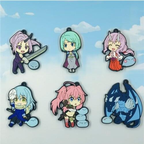 That Time I Got Reincarnated as a Slime Japanese anime figure rubber mobile phone charms/keychain/strap