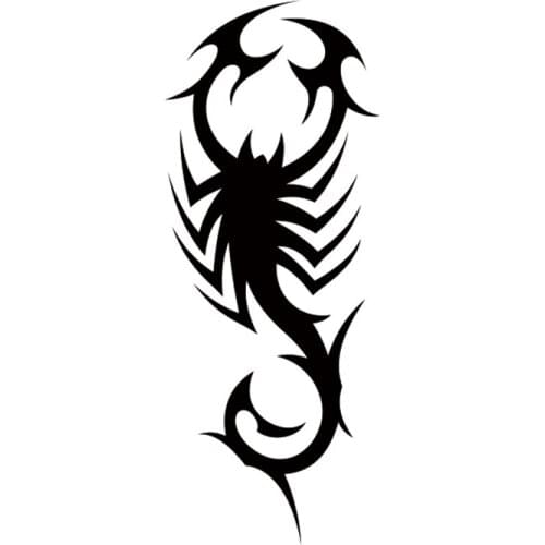 Scorpion personality waterproof car stickers cover scratches, car accessories decoration creative, suitable for all cars