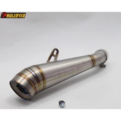Titanium Alloy Slip-on Exhaust for Kawasaki Z900RS Motorcycle Exhaust Silencer Muffler Escape Demper Leakage Silent Terminal