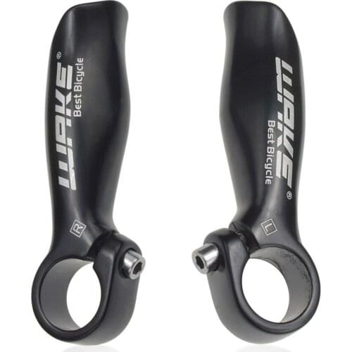 1 Pair Mountain Bike small Auxiliary Handle Black Aluminum alloy Bicycle handlebar Cycling Accessories