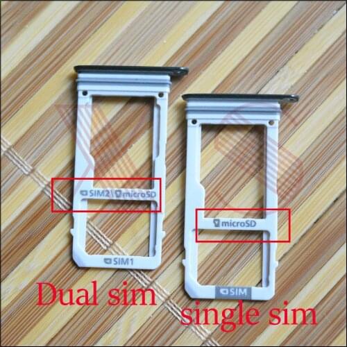 1PCS For Samsung Galaxy A320 A3 2017 Single SIM /DUAL SIM Card Tray Sim Slot SD Card Holder Adapter Spare Parts