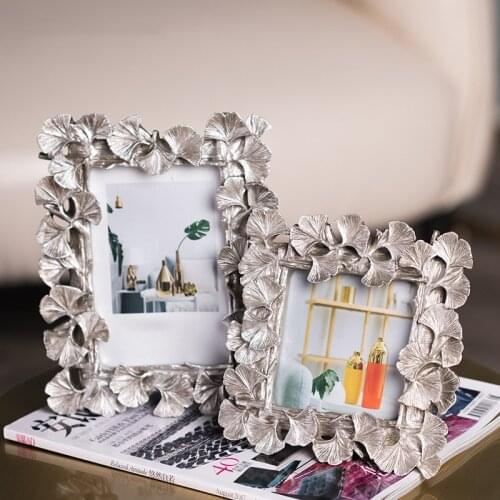 1Pc Creative Nordic Ginkgo Leaf Photo Frame Bedroom Desktop Picture Display Ornaments Portrait Decor