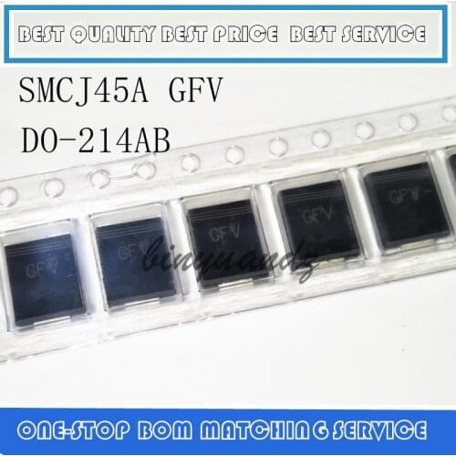 10PCS SMCJ16CA GEP SMCJ11CA GDZ SMCJ48CA GFX SMCJ8.5CA BDT SMCJ43CA BFT SMCJ45CA GFV DO-214AB Transient Suppression Diode