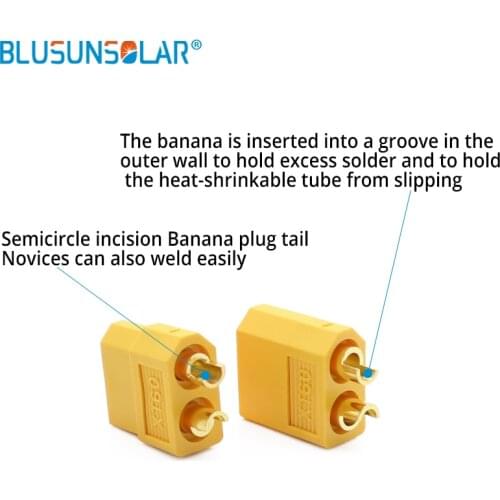 1000 Pair Wholesale High Quality XT60 Socket Male And Female For RC Lipo Battery RC Battery Connector Solar