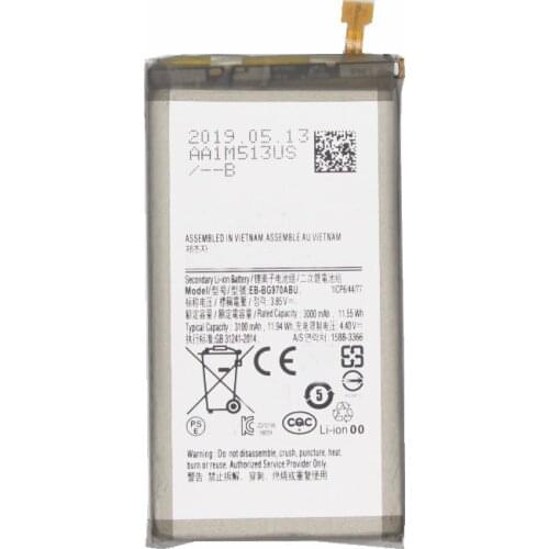 1x 3100mAh EB-BG970ABU Replacement Battery For Samsung Galaxy S10e S10E SM-G970F/DS SM-G970F SM-G970U SM-G970W G9700 Batteries