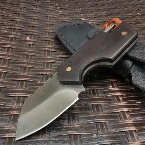 4.72 Inch Fixed Blade Knife, Outdoor Camping Knife, Forest Travel Hunting Knife, Open Pocket Sharp and Durable