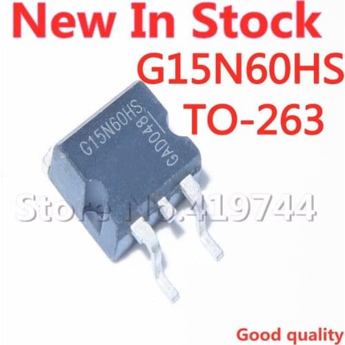 5PCS/LOT SGB15N60HS G15N60HS TO-263 MOS field effect tube IGBT 15A 600V In Stock NEW original IC