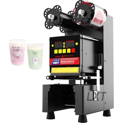 Automatic Milk Tea Sealing Machine Equipment Commercial Juice Sealer beverage Plastic Cup Sealing Machine