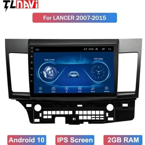 Android 10 10.1"Car Radio Head Unit GPS Navigation Multimedia Player For 1Mitsubishi Lancer-ex 2008 2009 2010 2011-2015