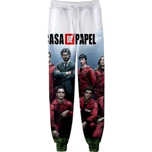 Cool 3d Jogger Harem Pants Men Women Long Loose Pants Fitness Trousers Sweatpants The House of Paper Fashion Straight Sport Mid