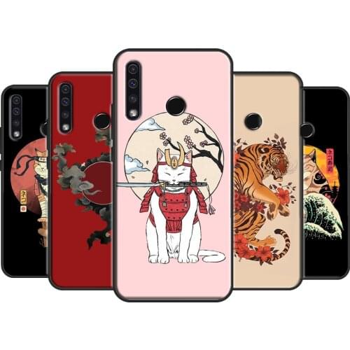 Japanese Style Tiger Cat Shiba Inu For Huawei Nova 5T P Smart 2019 P20 P40 P30 Pro Honor 10X Lite 9X 9S 8S 8X 20 10i Case