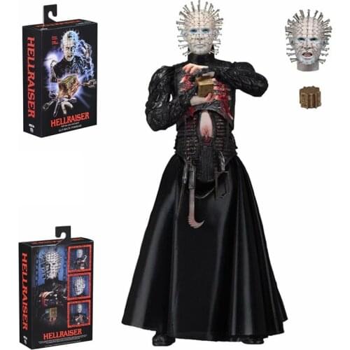 18cm Movie Figure NECA Hellraiser Ghost Eater Ghost ChaserNail Head Action Figure Collectible Model Toys Gift Doll